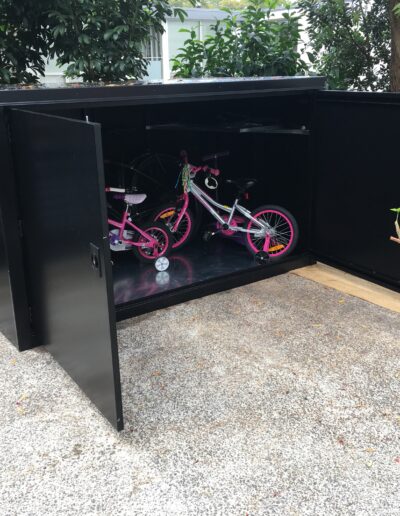 Jaloc Bike Locker Bicycle storage outdoors (12) Auckland