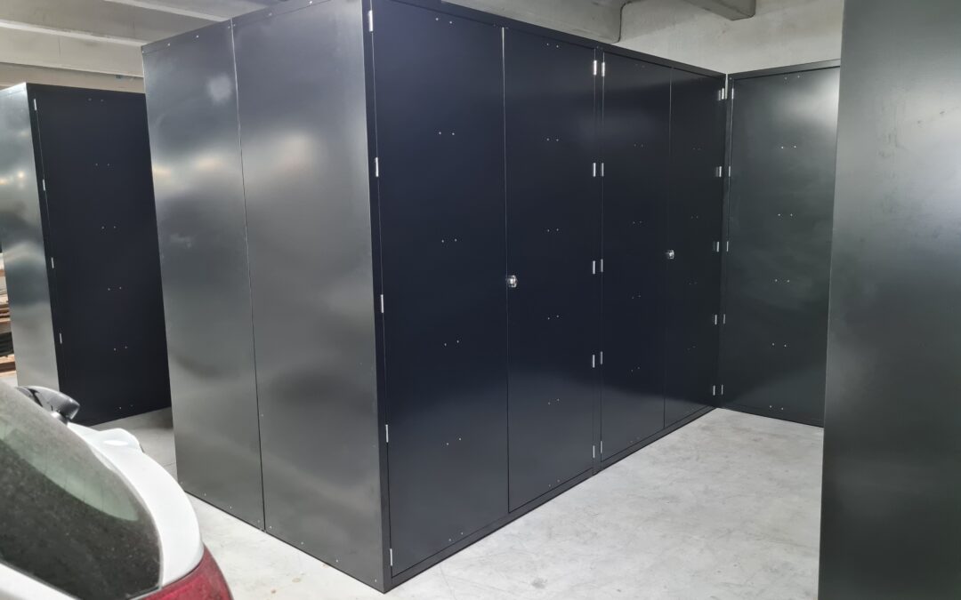 Tennants of this Auckland office space benefit from Carpark Storage Lockers.